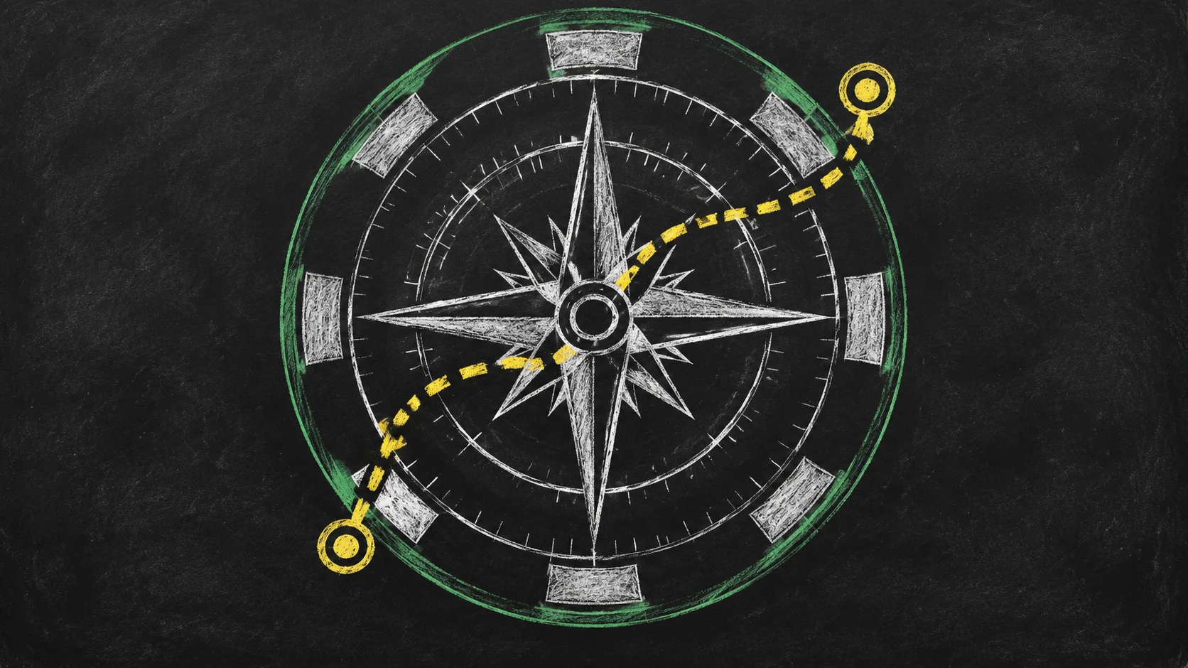 MGM Bet Casino state route chalkboard illustration